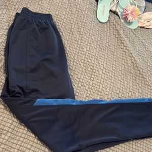 Boys Navy Blue Track Pants